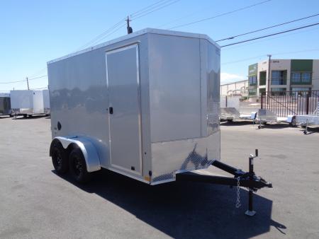 New 2027 Pace American - Out Back DLX - 6x12 V-Nose Tandem Axle 7k Cargo Trailer w/ Rear Ramp Door