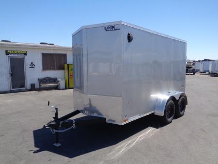 New 2027 Pace American - Out Back DLX - 6x12 V-Nose Tandem Axle 7k Cargo Trailer w/ Rear Ramp Door