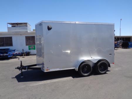 New 2027 Pace American - Out Back DLX - 6x12 V-Nose Tandem Axle 7k Cargo Trailer w/ Rear Ramp Door