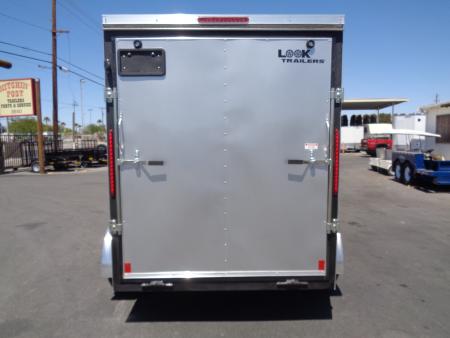 New 2027 Pace American - Out Back DLX - 6x12 V-Nose Tandem Axle 7k Cargo Trailer w/ Rear Ramp Door
