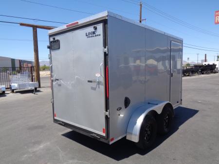 New 2027 Pace American - Out Back DLX - 6x12 V-Nose Tandem Axle 7k Cargo Trailer w/ Rear Ramp Door