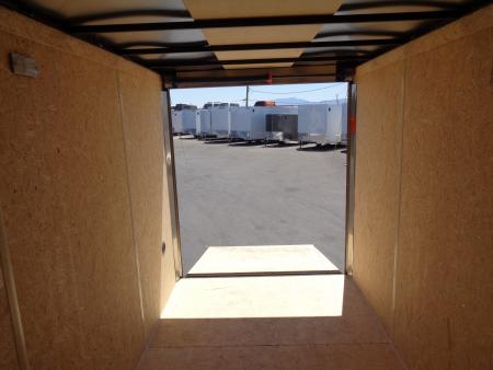 New 2027 Pace American - Out Back DLX - 6x12 V-Nose Tandem Axle 7k Cargo Trailer w/ Rear Ramp Door
