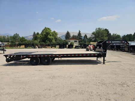 New 2027 Iron Bull 25' 14k Gooseneck Deckover Equipment Trailer