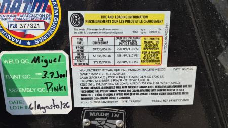 New 2027 Horizon Trailers HZ7 14X83 15.2K Dump GN Dump Trailer