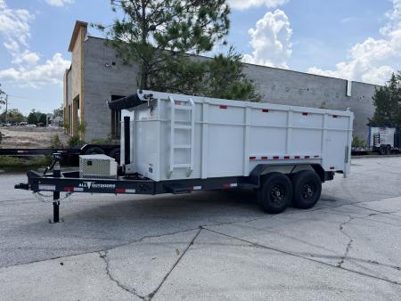 New 2026 Panther Cargo 14K 7X16X4 TA Dump Trailer
