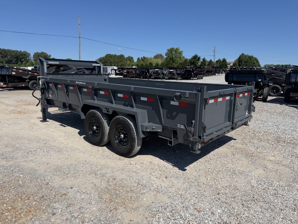 Used 2024 Lamar 83"x16' 14k Gooseneck Dump Trailer