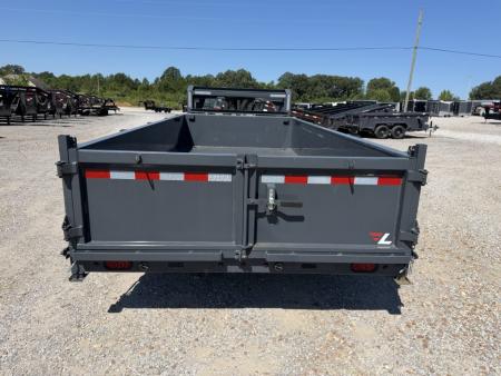 Used 2024 Lamar 83"x16' 14k Gooseneck Dump Trailer