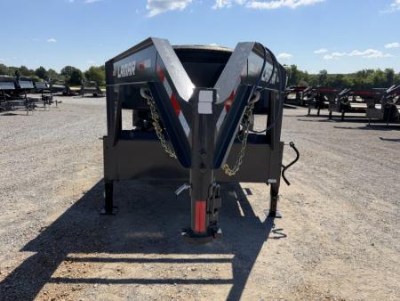 Used 2024 Lamar 83"x16' 14k Gooseneck Dump Trailer