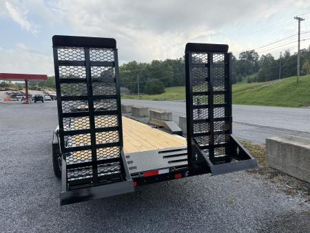 New 2026 Diamond C LPX210 Equipment Trailer **ABS BRAKES** EXTRA WIDE STAND UP RAMPS