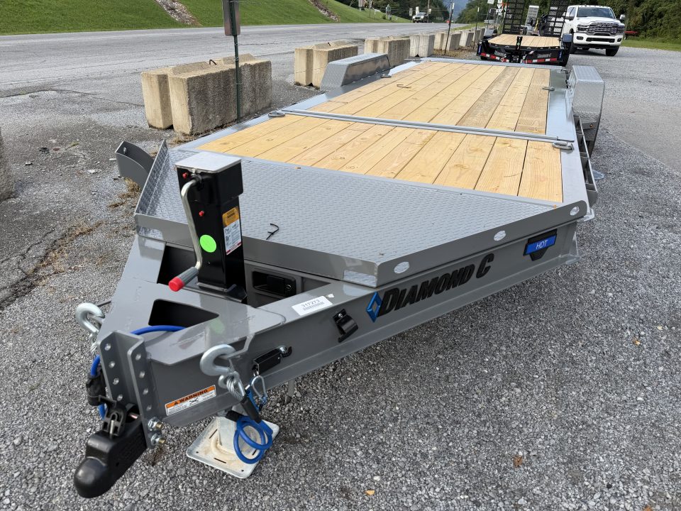 New 2026 Diamond C HDT207 Tilt Trailer 16+4 14 PLY TIRES SLIPPER ROLLER , FORK HOLDERS