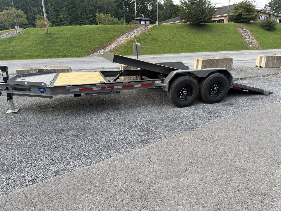 New 2026 Diamond C HDT207 Tilt Trailer 16+4 14 PLY TIRES SLIPPER ROLLER , FORK HOLDERS