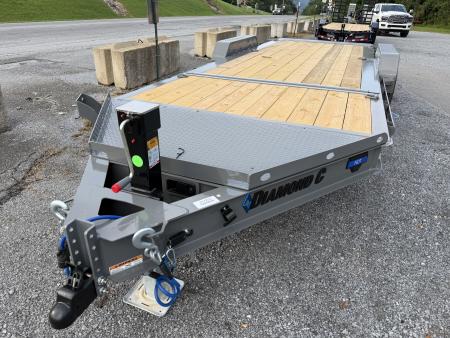New 2026 Diamond C HDT207 Tilt Trailer 16+4 14 PLY TIRES SLIPPER ROLLER , FORK HOLDERS