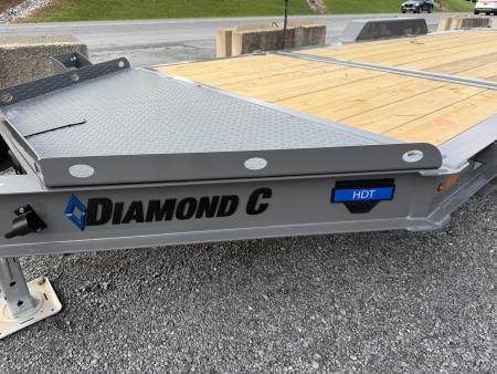 New 2026 Diamond C HDT207 Tilt Trailer 16+4 14 PLY TIRES SLIPPER ROLLER , FORK HOLDERS