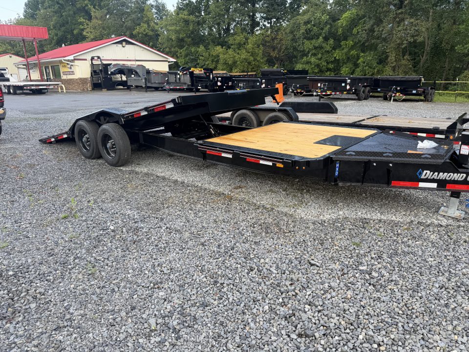 New 2026 Diamond C HXD210 DRIVE OVER FENDER TILT TRAILER **ABS BRAKES** BED ROLLER