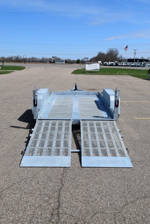 New BND 6x12 GALVANIZED SCISSOR LIFT TRAILER w/ 5200LB AXLES