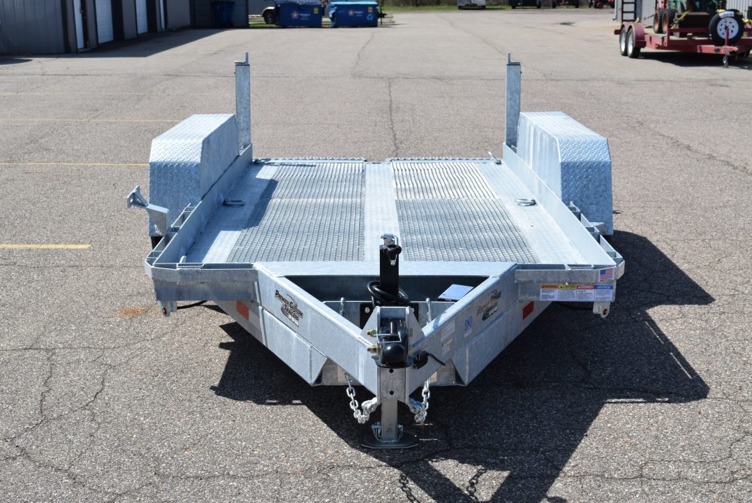 New BND 6x12 GALVANIZED SCISSOR LIFT TRAILER w/ 5200LB AXLES