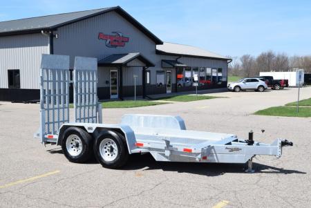 New BND 6x12 GALVANIZED SCISSOR LIFT TRAILER w/ 5200LB AXLES