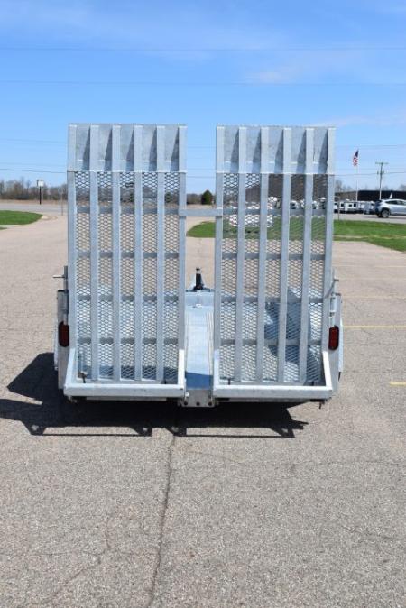New BND 6x12 GALVANIZED SCISSOR LIFT TRAILER w/ 5200LB AXLES