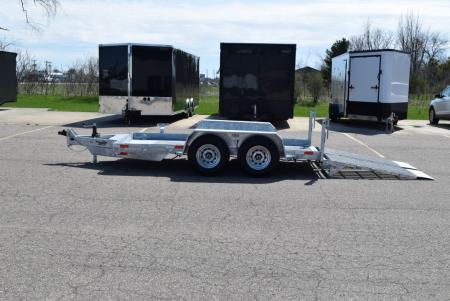 New BND 6x12 GALVANIZED SCISSOR LIFT TRAILER w/ 5200LB AXLES