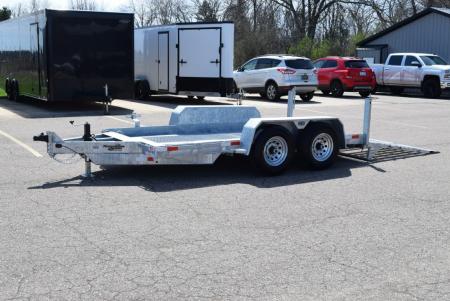 New BND 6x12 GALVANIZED SCISSOR LIFT TRAILER w/ 5200LB AXLES