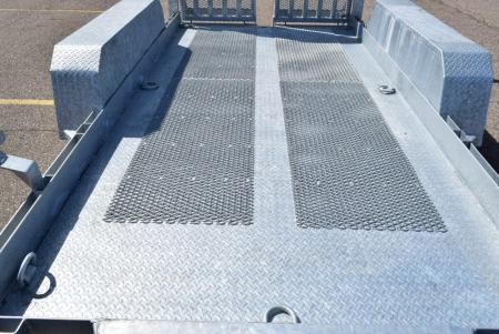 New BND 6x12 GALVANIZED SCISSOR LIFT TRAILER w/ 5200LB AXLES
