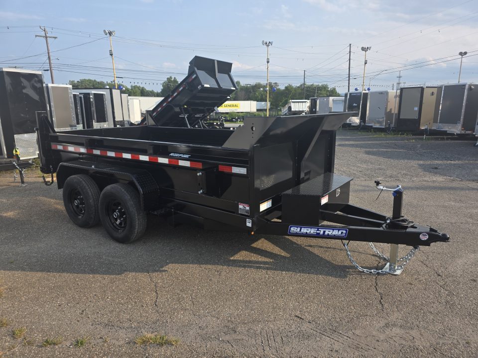 New 2027 Sure-Trac 6X12 10K - RAMPS Dump Trailer