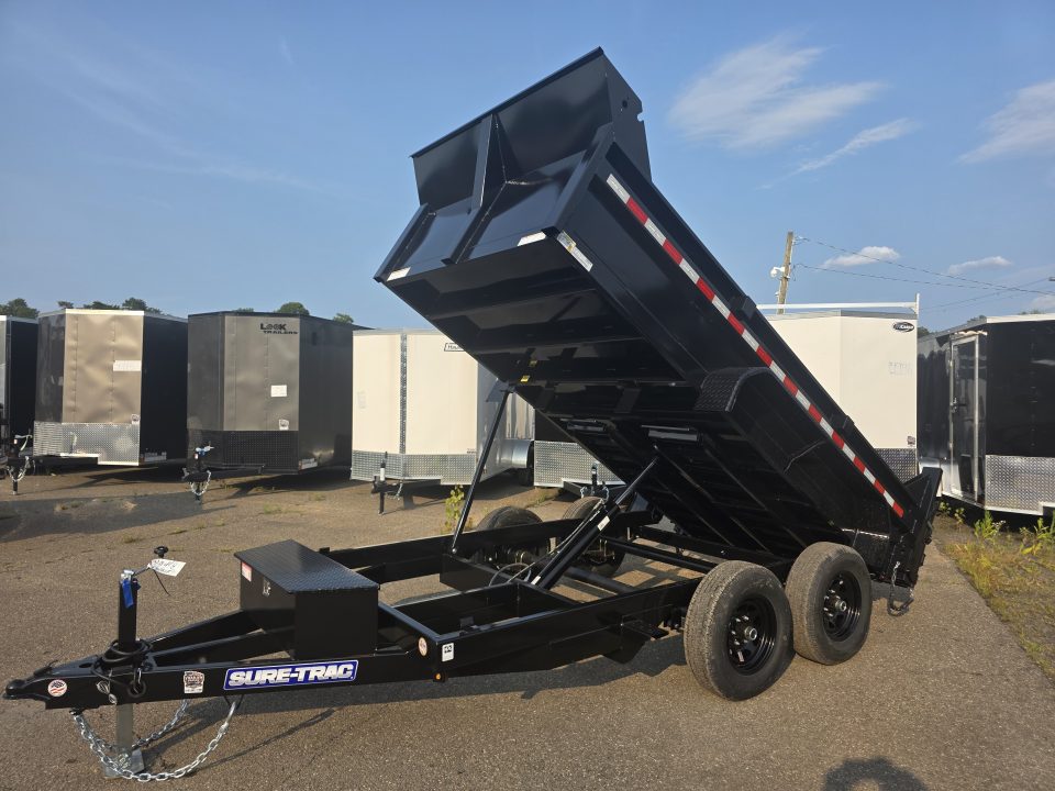 New 2027 Sure-Trac 6X12 10K - RAMPS Dump Trailer