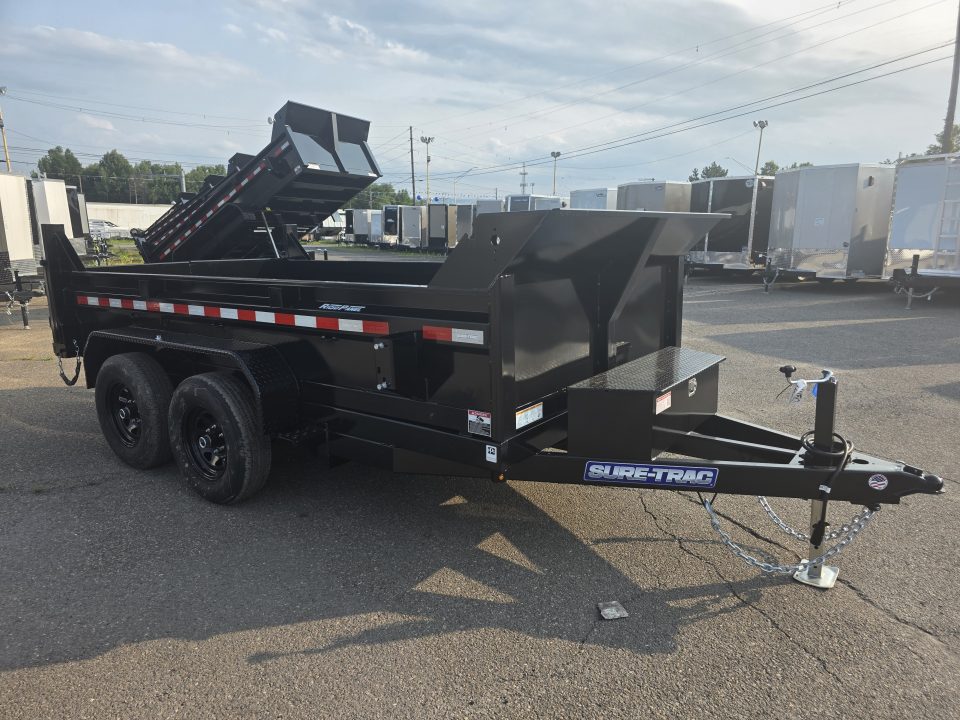 New 2027 Sure-Trac 6X12 10K - RAMPS Dump Trailer