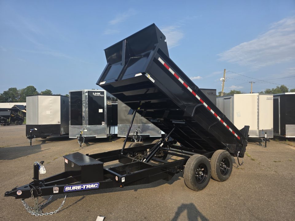 New 2027 Sure-Trac 6X12 10K - RAMPS Dump Trailer
