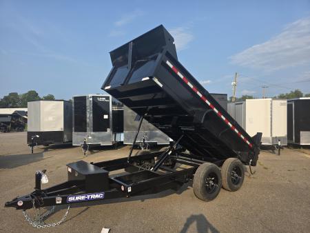 New 2027 Sure-Trac 6X12 10K - RAMPS Dump Trailer