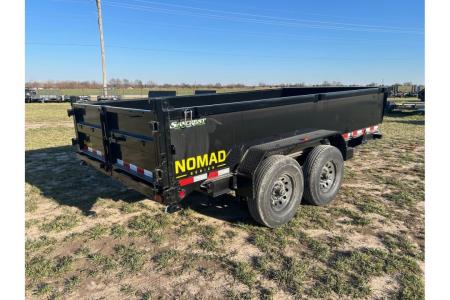 New 2027 Big Tex Trailers 83x14 Tandem 14K Dump w/ 2' Sides Dump Trailer