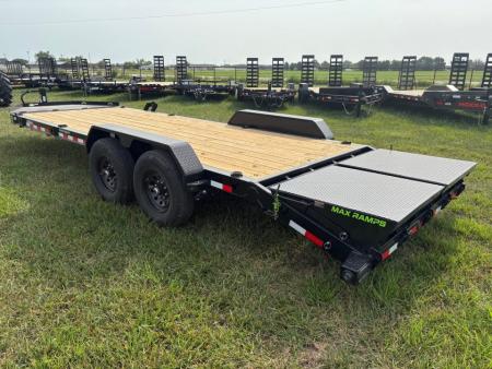 New 2027 Load Trail 83x22 Tandem 14K Equipment Trailer W/ Mini-Max Ramps