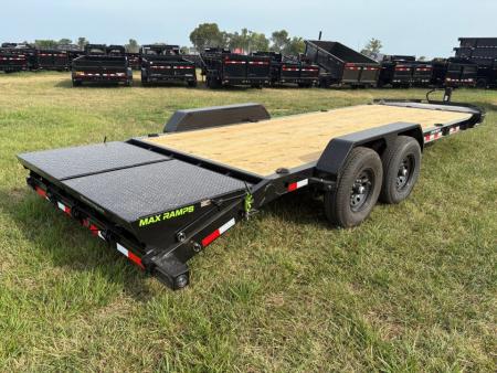 New 2027 Load Trail 83x22 Tandem 14K Equipment Trailer W/ Mini-Max Ramps