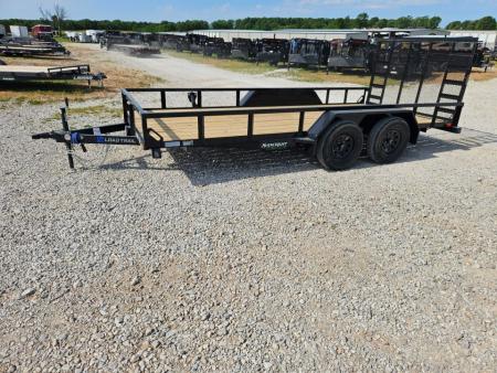New 2026 Load Trail 83X16 TANDEM 7K TUBE TOP UTILITY W/4' SPRING GATE
