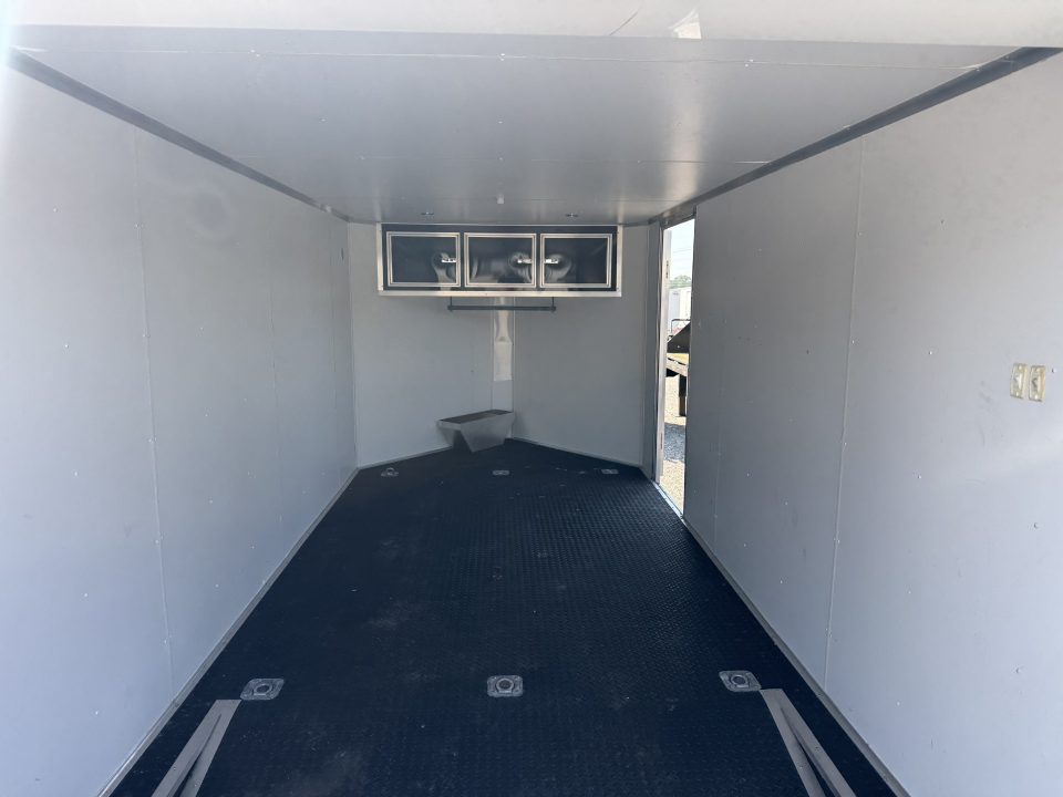 Used GANS714TA2 2015 Cargo Mate 7'X14' Enclosed Motorcycle Trailer