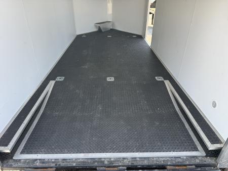 Used GANS714TA2 2015 Cargo Mate 7'X14' Enclosed Motorcycle Trailer