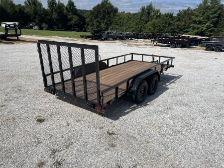 New 2027 Big Tex Trailers 60PI TANDEM UTILITY W/ 4' RAMP GATE/ 77X16 Utility Trailer