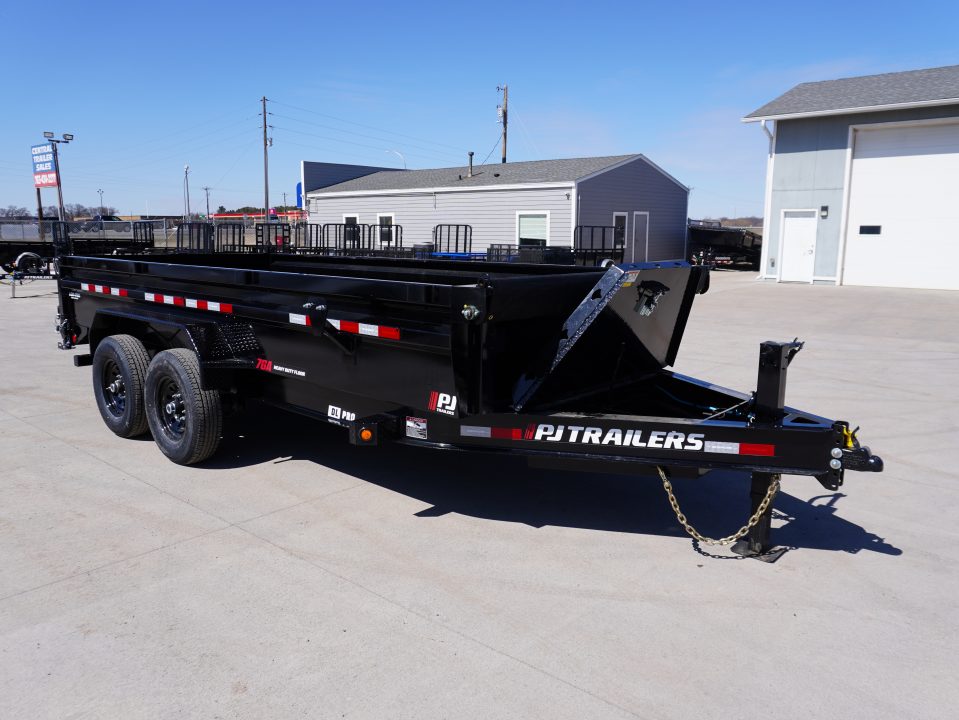 New 2027 PJ Trailers DL 83''x16ft Dump Trailer