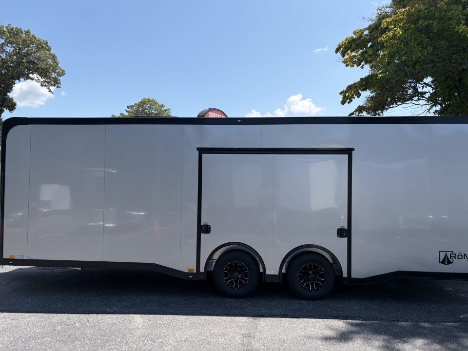 New 2027 ATC 24' Car Hauler, Finished Interior, AC, Cabinets, ROM450