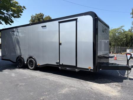 New 2027 ATC 24' Car Hauler, Finished Interior, AC, Cabinets, ROM450