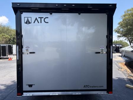 New 2027 ATC 24' Car Hauler, Finished Interior, AC, Cabinets, ROM450