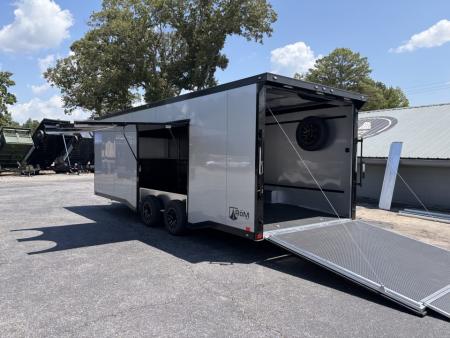 New 2027 ATC 24' Car Hauler, Finished Interior, AC, Cabinets, ROM450