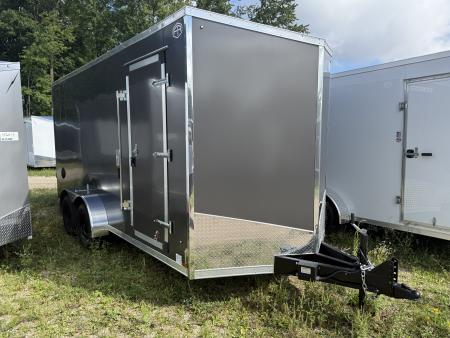 New 2026 US Cargo 7X16 7' INTERIOR W/RAMP DOOR POLY COR Cargo / Enclosed Trailer