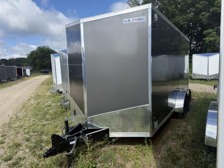 New 2026 US Cargo 7X16 7' INTERIOR W/RAMP DOOR POLY COR Cargo / Enclosed Trailer