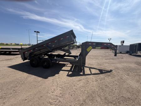 New 2027 Delco Trailers 83x14 Gooseneck Dump Trailer