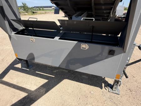 New 2027 Delco Trailers 83x14 Gooseneck Dump Trailer
