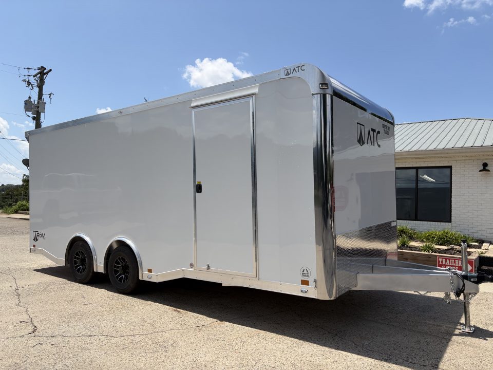 New 2027 ATC 20' Car Hauler, 2 x 5200 lb Axles, Escape Door, ROM400