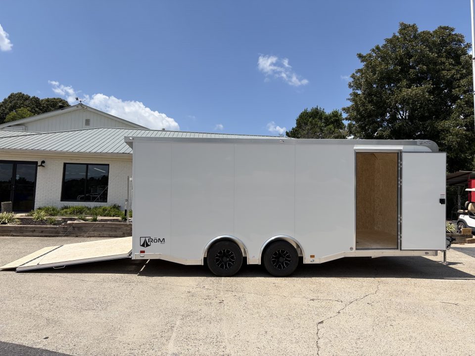 New 2027 ATC 20' Car Hauler, 2 x 5200 lb Axles, Escape Door, ROM400