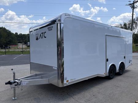 New 2027 ATC 20' Car Hauler, 2 x 5200 lb Axles, Escape Door, ROM400