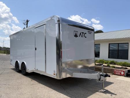 New 2027 ATC 20' Car Hauler, 2 x 5200 lb Axles, Escape Door, ROM400